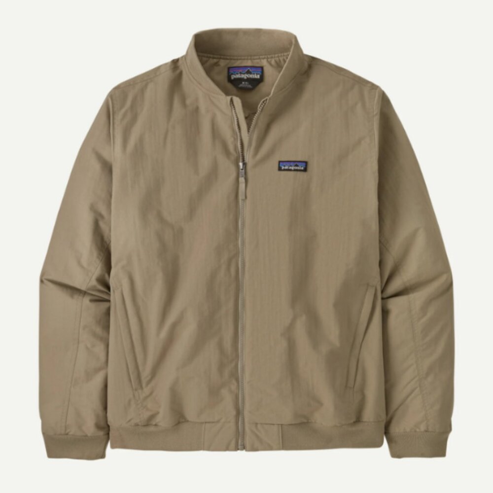 men isthmus deck jacket color seabird grey